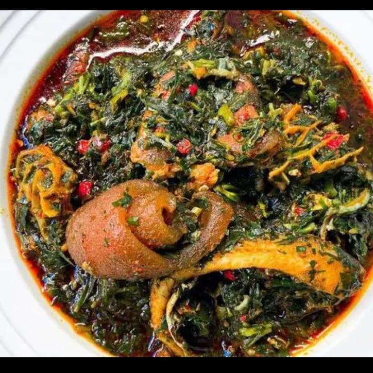 Afang Soup: A Nigerian Delicacy